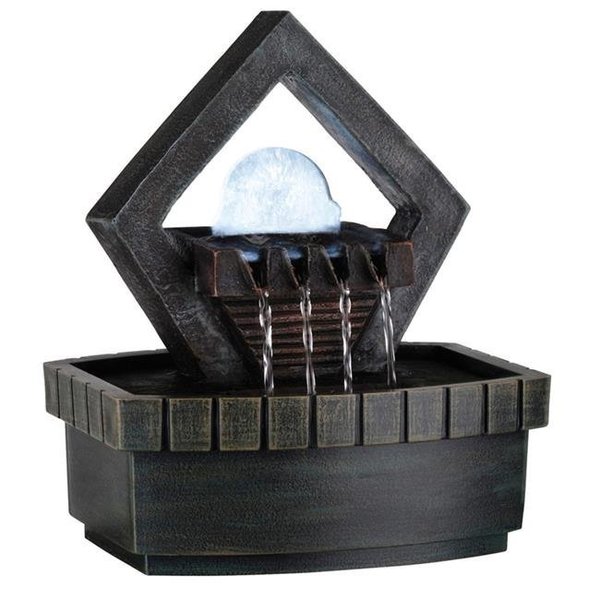 Ore Furniture Ore Furniture K324 9.5 in. Meditation Fountain With Led Light K324